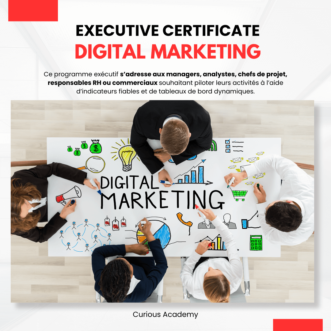 Digital Marketing, Certificat Exécutive